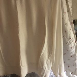 Corona lightweight sweatshirt sheer sleeves size large